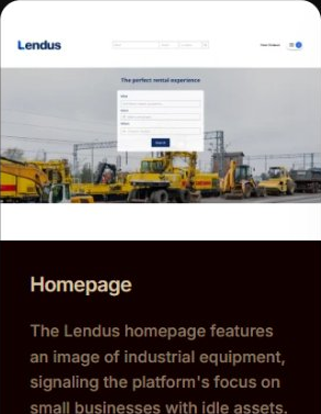 Mobile homepage