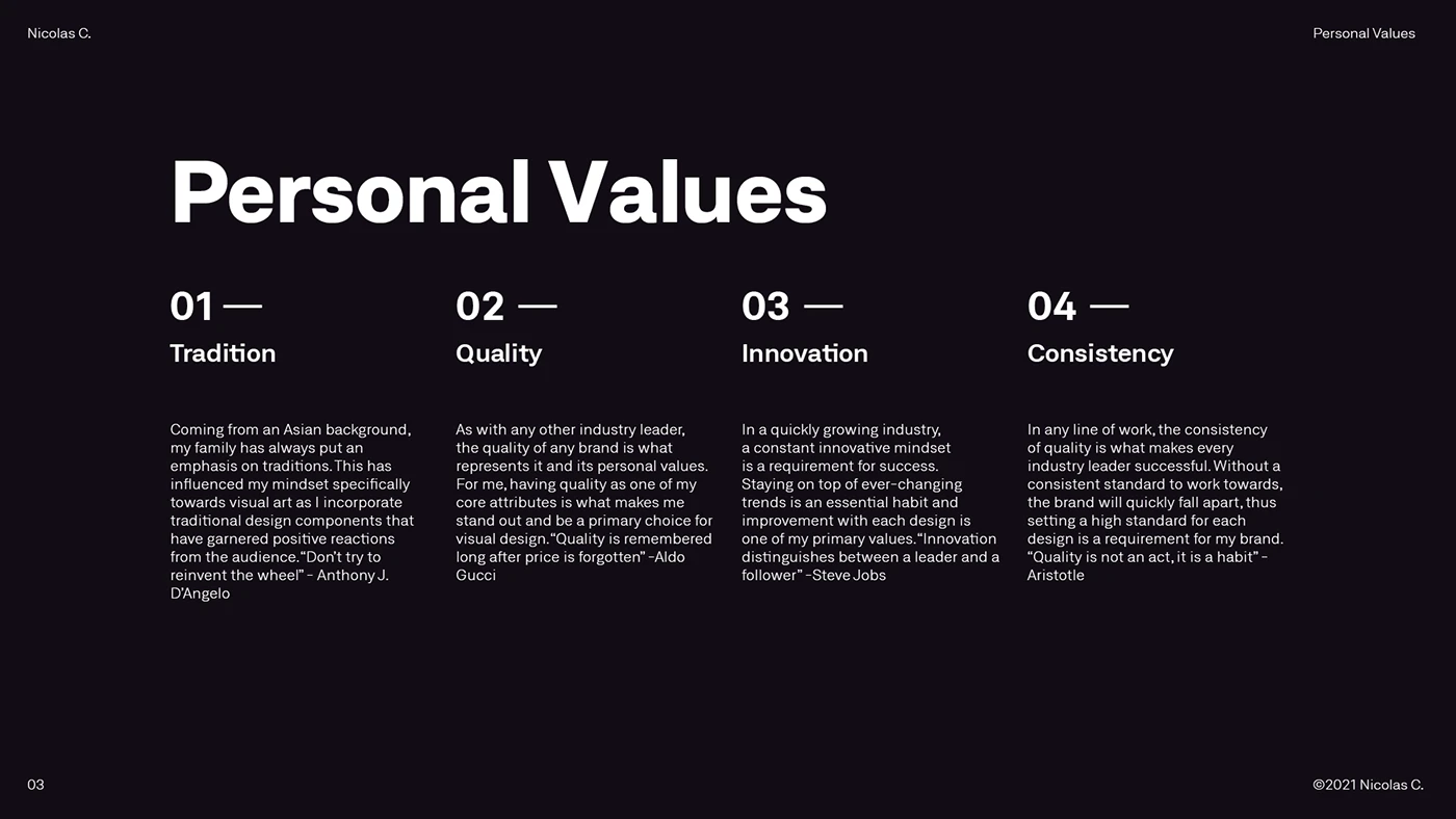 Personal branding presentation, part 5